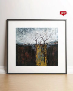 the-deer-in-the-glade-abstract-painting