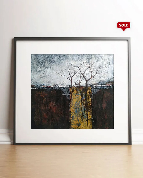 the-deer-in-the-glade-abstract-painting the-deer-in-the-glade-abstract-painting