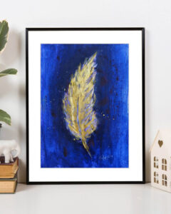 golden-time-mixed-media-painting